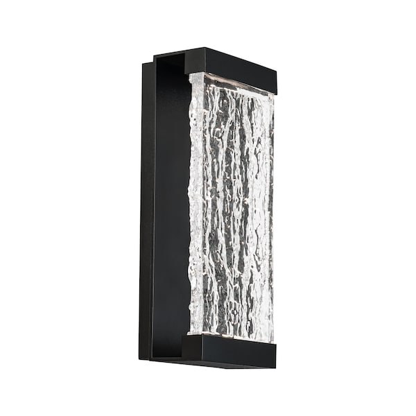 Dweled Fusion 14in LED Indoor and Outdoor Wall Light 3000K in Black WS-W391 - main